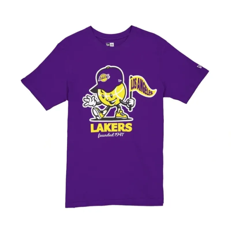 Fashion Los Angeles Lakers Court Sport Purple TShirt - KTGCaps - Baseball caps for various teams, purchased online at a discount