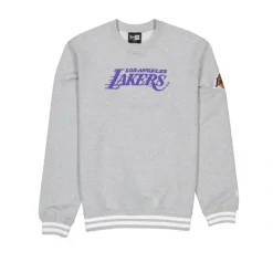 Flash Sale Los Angeles Lakers Gray Logo Select Crewneck - KTGCaps - Baseball caps for various teams, purchased online at a discount