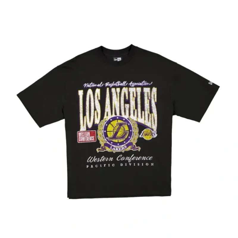 Shop Los Angeles Lakers Oversized Essentials TShirt - KTGCaps - Baseball caps for various teams, purchased online at a discount