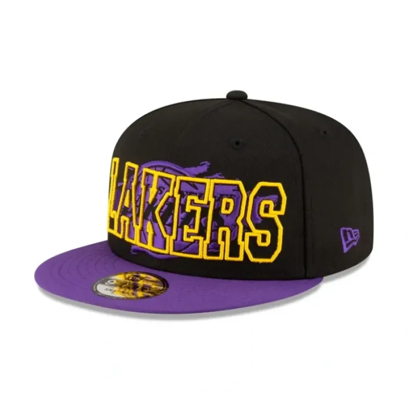 Flash Sale Los Angeles Lakers Splatter 9FIFTY Snapback Hat - KTGCaps - Baseball caps for various teams, purchased online at a discount