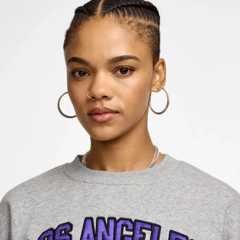 Best Los Angeles Lakers Sport Classics Womens Crewneck - KTGCaps - Baseball caps for various teams, purchased online at a discount