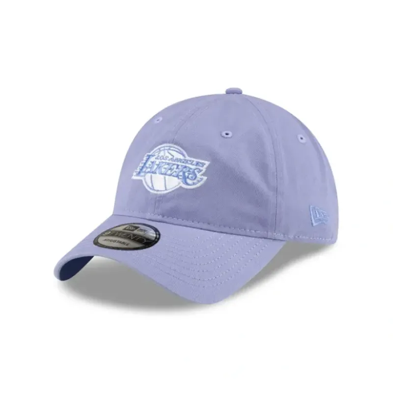 Discount Los Angeles Lakers Spring Colorway 9TWENTY Adjustable Hat - KTGCaps - Baseball caps for various teams, purchased online at a discount