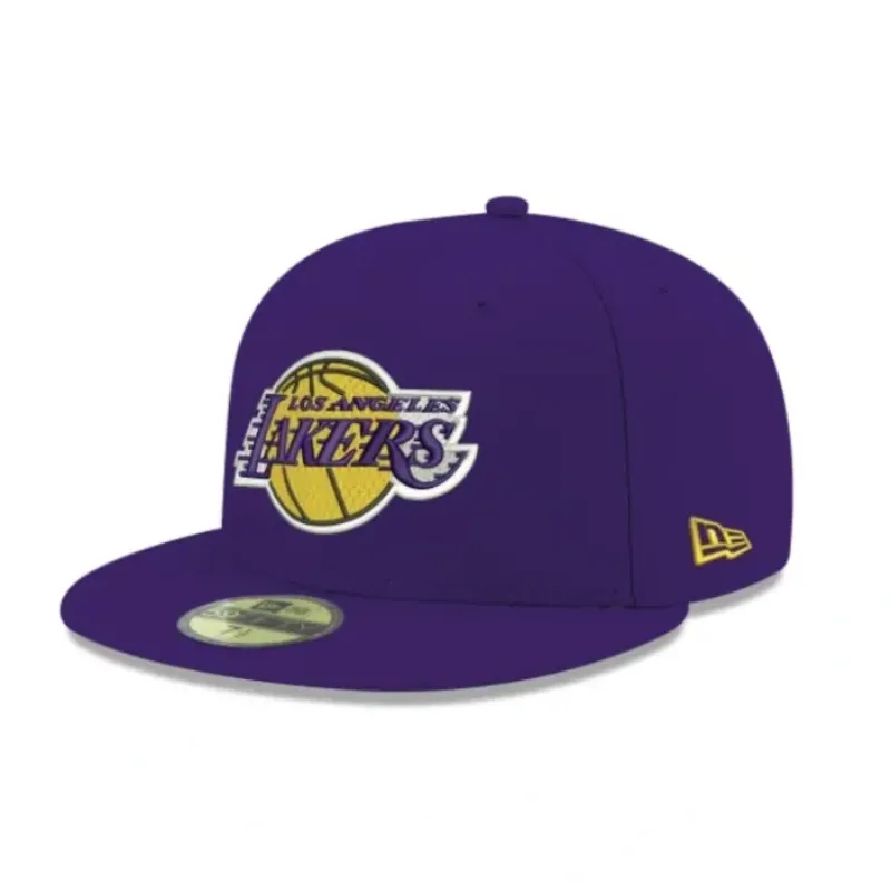 Discount Los Angeles Lakers Team Color 59FIFTY Fitted Hat - KTGCaps - Baseball caps for various teams, purchased online at a discount