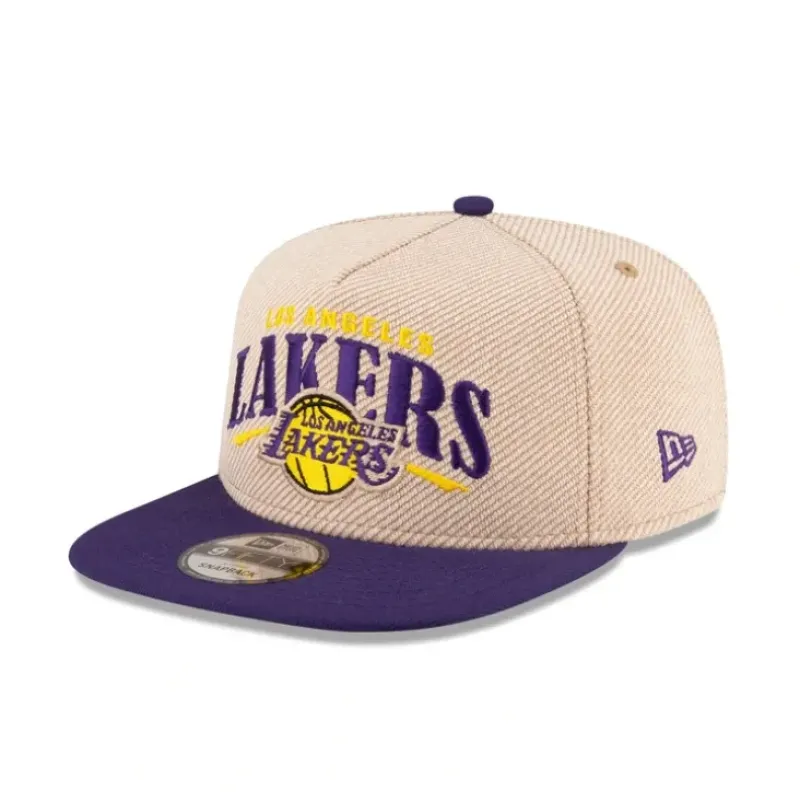 Hot Los Angeles Lakers Terry Heather 9FIFTY AFrame Snapback Hat - KTGCaps - Baseball caps for various teams, purchased online at a discount Caps