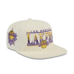 New Los Angeles Lakers Throwback Corduroy Golfer Hat - KTGCaps - Baseball caps for various teams, purchased online at a discount