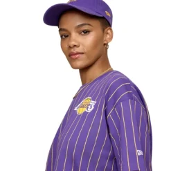 Shop Los Angeles Lakers Throwback Womens TShirt - KTGCaps - Baseball caps for various teams, purchased online at a discount