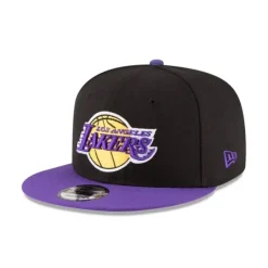 Flash Sale Los Angeles Lakers Two Tone 9FIFTY Snapback Hat - KTGCaps - Baseball caps for various teams, purchased online at a discount