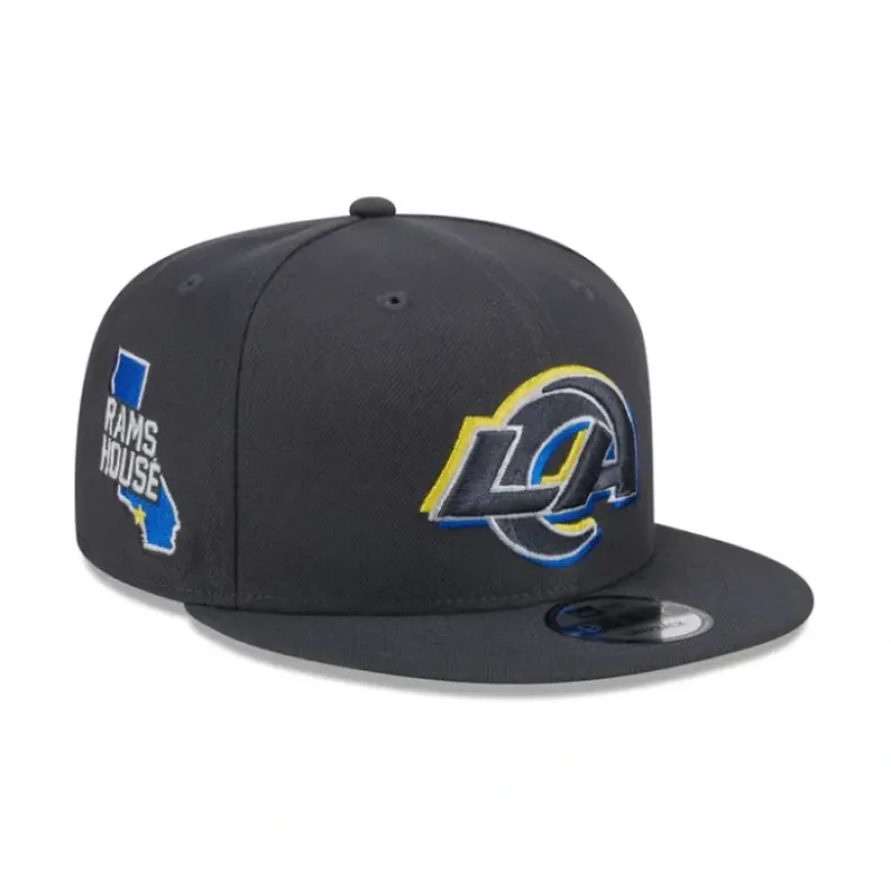 Hot Los Angeles Rams 2024 Draft 9FIFTY Snapback Hat - KTGCaps - Baseball caps for various teams, purchased online at a discount