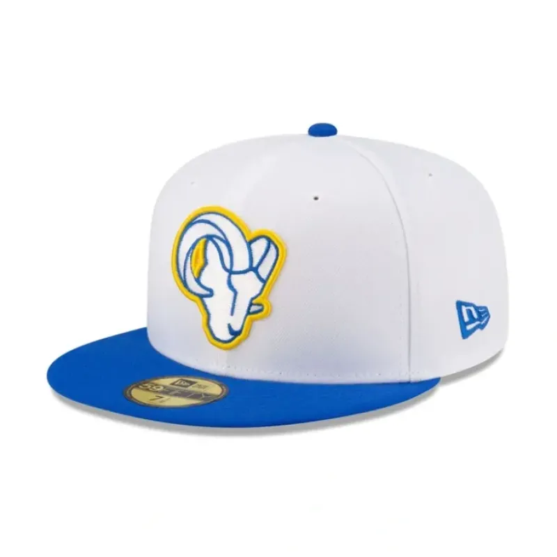 Clearance Los Angeles Rams 2024 Training 59FIFTY Fitted Hat - KTGCaps - Baseball caps for various teams, purchased online at a discount