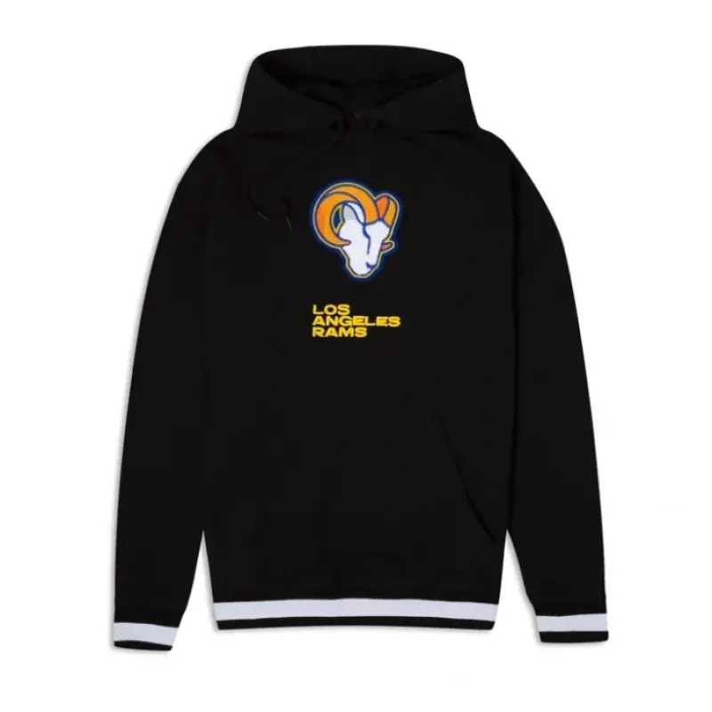 Discount Los Angeles Rams Logo Select Black Hoodie - KTGCaps - Baseball caps for various teams, purchased online at a discount