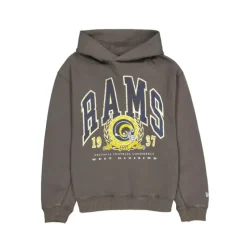 Flash Sale Los Angeles Rams Oversized Essentials Hoodie - KTGCaps - Baseball caps for various teams, purchased online at a discount