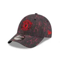 Online Manchester United Crinkle All Over Print 9FORTY Adjustable Hat - KTGCaps - Baseball caps for various teams, purchased online at a discount