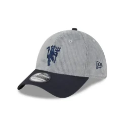 Flash Sale Manchester United Gray Corduroy 39THIRTY Stretch Fit Hat - KTGCaps - Baseball caps for various teams, purchased online at a discount