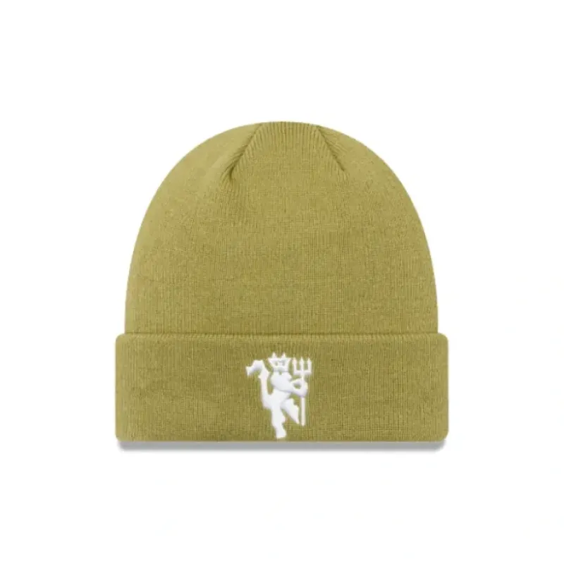 Outlet Manchester United Logo Knit Hat - KTGCaps - Baseball caps for various teams, purchased online at a discount