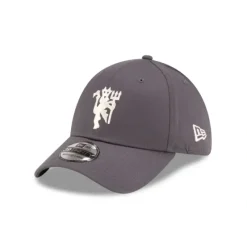 Best Manchester United Seasonal Dark Gray 39THIRTY Stretch Fit Hat - KTGCaps - Baseball caps for various teams, purchased online at a discount