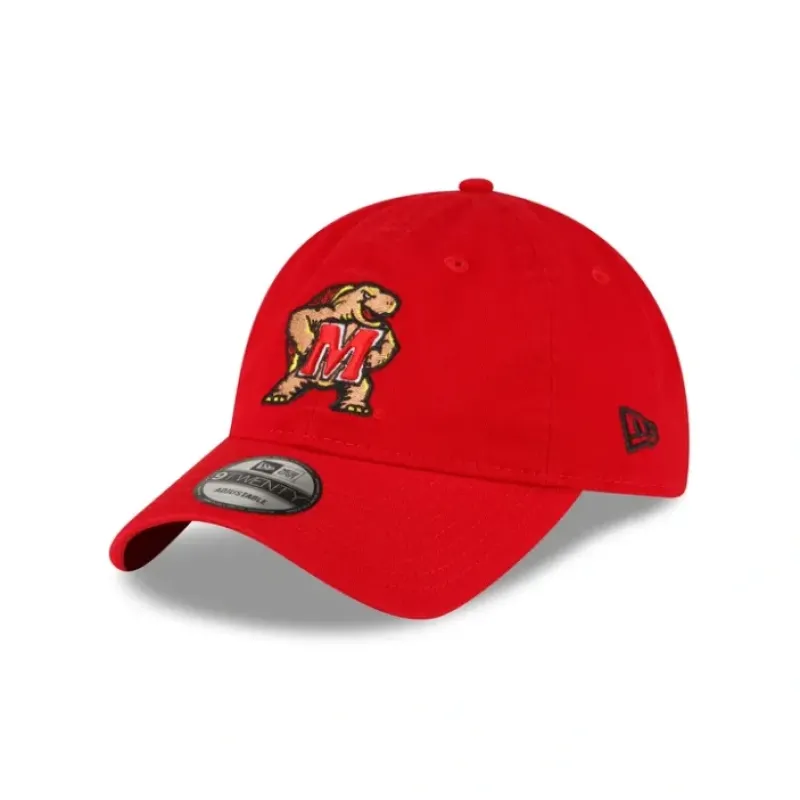 Flash Sale Maryland Terrapins Red 9TWENTY Adjustable Hat - KTGCaps - Baseball caps for various teams, purchased online at a discount