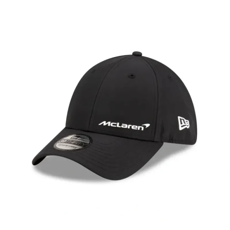 Flash Sale McLaren Automotive Black 39THIRTY Stretch Fit Hat - KTGCaps - Baseball caps for various teams, purchased online at a discount