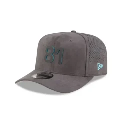 Flash Sale McLaren Formula 1 Team Oscar Piastri Gray Suede 9FIFTY Original Fit Sn - KTGCaps - Baseball caps for various teams, purchased online at a discount