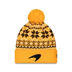 New McLaren Formula 1 Team Papaya Pom Knit Hat - KTGCaps - Baseball caps for various teams, purchased online at a discount