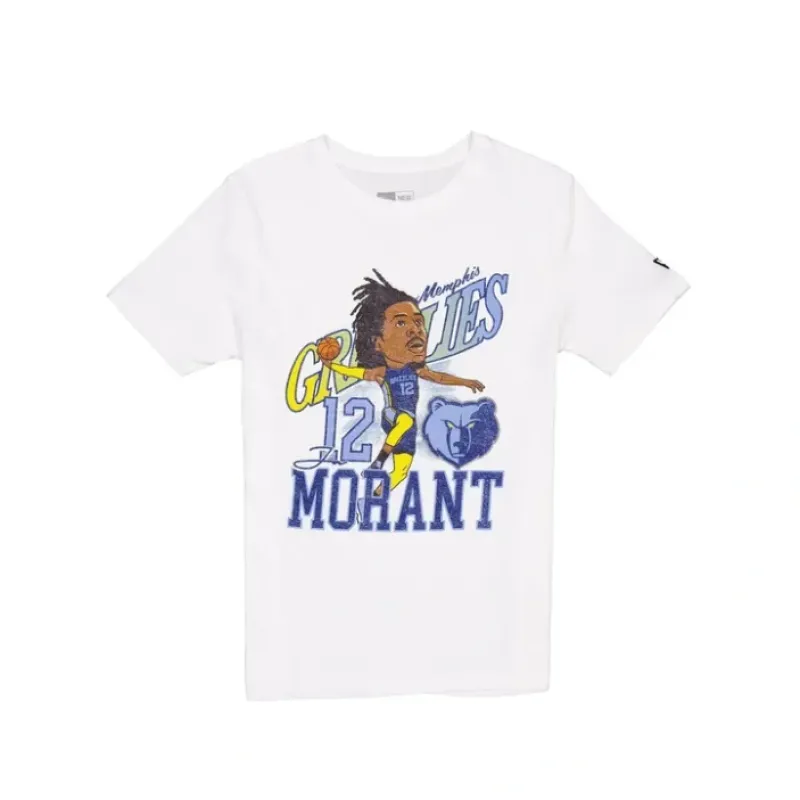 Clearance Memphis Grizzlies Ja Morant Caricature TShirt - KTGCaps - Baseball caps for various teams, purchased online at a discount