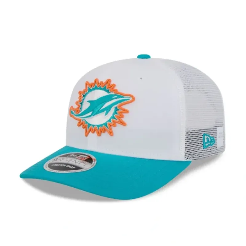 Clearance Miami Dolphins 2024 Training 9SEVENTY Trucker Hat - KTGCaps - Baseball caps for various teams, purchased online at a discount