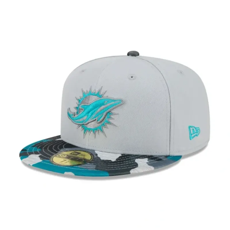 Shop Miami Dolphins Active 59FIFTY Fitted Hat - KTGCaps - Baseball caps for various teams, purchased online at a discount