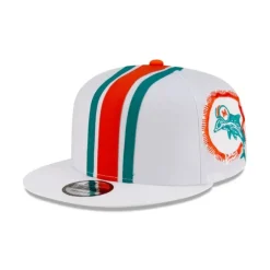 Best Miami Dolphins Historic Helmet Pack 9FIFTY Snapback Hat - KTGCaps - Baseball caps for various teams, purchased online at a discount