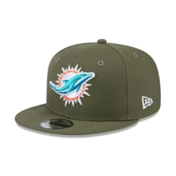 Discount Miami Dolphins Olive 9FIFTY Snapback Hat - KTGCaps - Baseball caps for various teams, purchased online at a discount