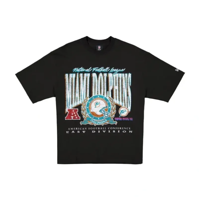 New Miami Dolphins Oversized Essentials TShirt - KTGCaps - Baseball caps for various teams, purchased online at a discount