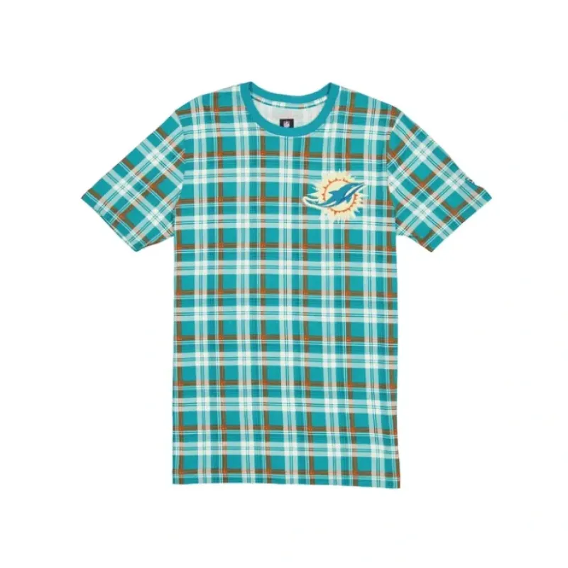 Sale Miami Dolphins 3rd Down Plaid TShirt - KTGCaps - Baseball caps for various teams, purchased online at a discount