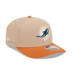 New Miami Dolphins Sandy Rust 9SEVENTY Snapback Hat - KTGCaps - Baseball caps for various teams, purchased online at a discount