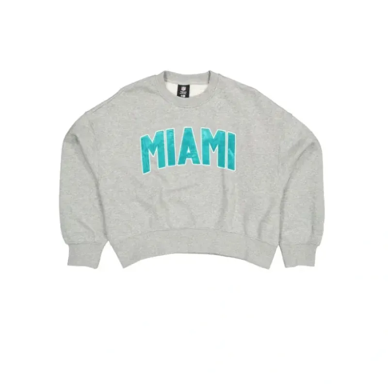 Shop Miami Dolphins Sport Classics Womens Crewneck - KTGCaps - Baseball caps for various teams, purchased online at a discount