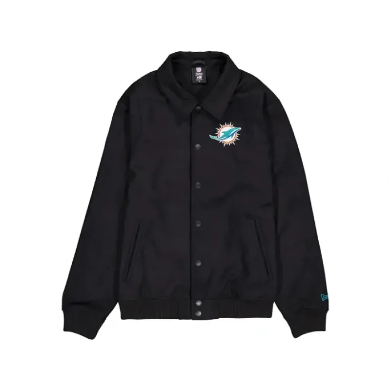 Clearance Miami Dolphins Sport Night Jacket - KTGCaps - Baseball caps for various teams, purchased online at a discount