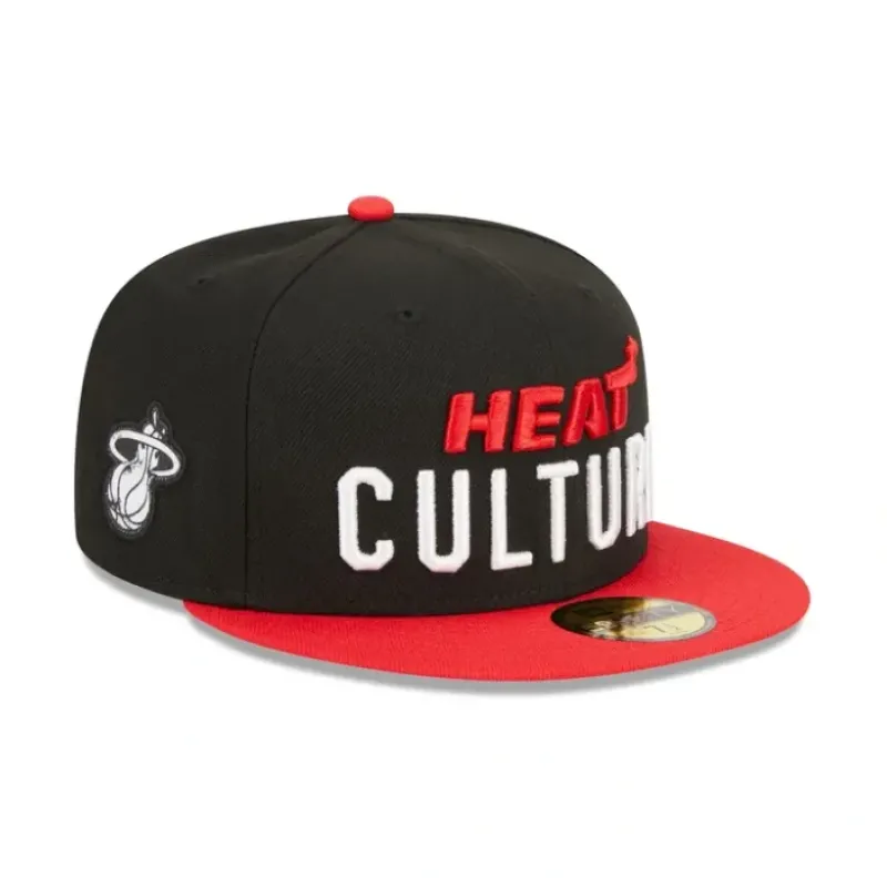 Online Miami Heat 2023 City Edition 59FIFTY Fitted Hat - KTGCaps - Baseball caps for various teams, purchased online at a discount