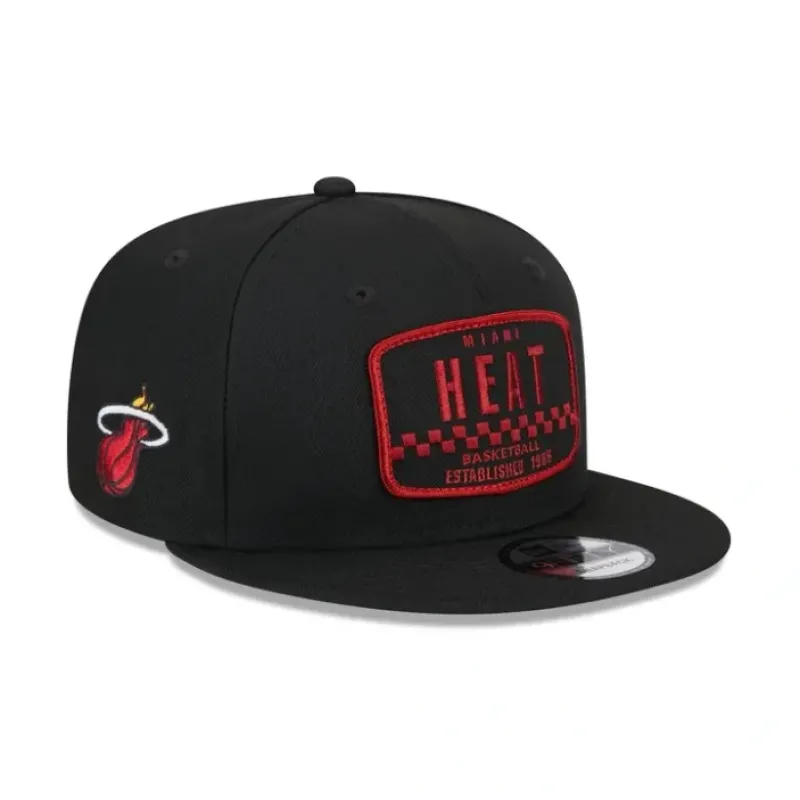 Best Sale Miami Heat 2024 Rally Drive 9FIFTY Snapback Hat - KTGCaps - Baseball caps for various teams, purchased online at a discount