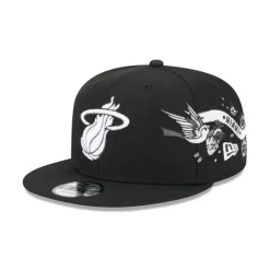 Store Miami Heat City Art 9FIFTY Snapback Hat - KTGCaps - Baseball caps for various teams, purchased online at a discount
