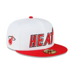 New Miami Heat Classic Edition 59FIFTY Fitted Hat - KTGCaps - Baseball caps for various teams, purchased online at a discount