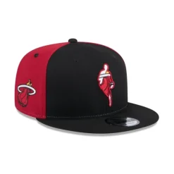 New Miami Heat Front Logoman 9FIFTY Snapback Hat - KTGCaps - Baseball caps for various teams, purchased online at a discount