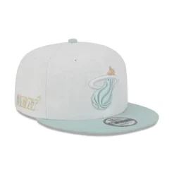 Shop Miami Heat Minty Breeze Logo Select 9FIFTY Snapback Hat - KTGCaps - Baseball caps for various teams, purchased online at a discount