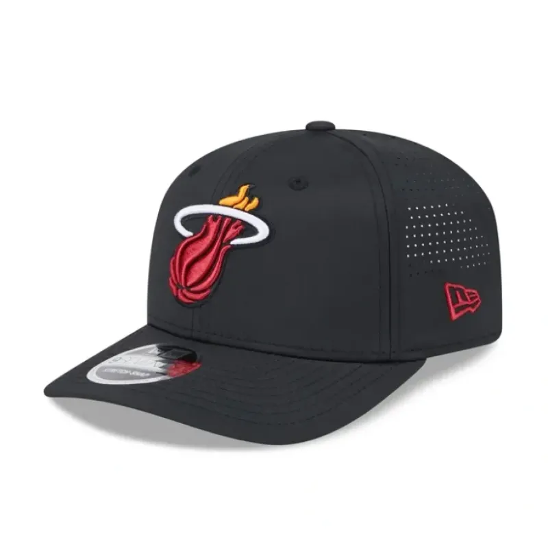 Discount Miami Heat Perform 9SEVENTY StretchSnap Hat - KTGCaps - Baseball caps for various teams, purchased online at a discount