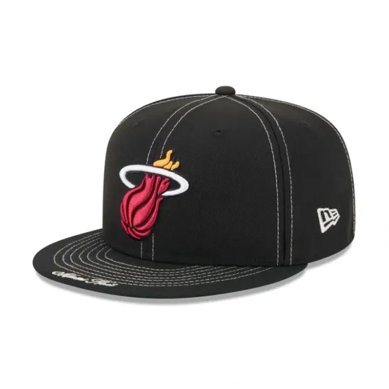 Fashion Miami Heat Sport Classics 59FIFTY Fitted Hat - KTGCaps - Baseball caps for various teams, purchased online at a discount
