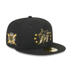 Cheap Miami Marlins Armed Forces Day 2024 59FIFTY Fitted Hat - KTGCaps - Baseball caps for various teams, purchased online at a discount