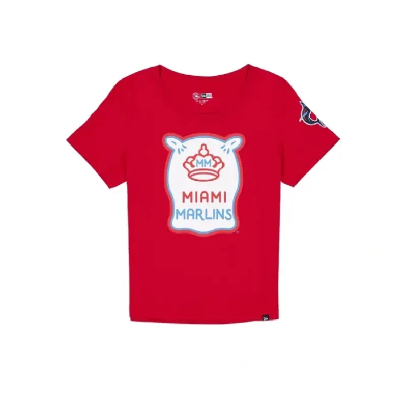 Discount Miami Marlins City Connect Womens TShirt - KTGCaps - Baseball caps for various teams, purchased online at a discount