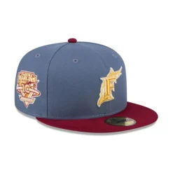 Flash Sale Miami Marlins Deep Blue 59FIFTY Fitted Hat - KTGCaps - Baseball caps for various teams, purchased online at a discount
