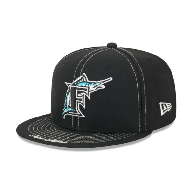 Flash Sale Miami Marlins Sport Classics 59FIFTY Fitted Hat - KTGCaps - Baseball caps for various teams, purchased online at a discount