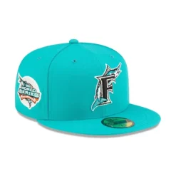 Store Miami Marlins Thermal Front 59FIFTY Fitted Hat - KTGCaps - Baseball caps for various teams, purchased online at a discount Caps