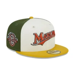 New Miami Marlins Two Tone Honey 59FIFTY Fitted Hat - KTGCaps - Baseball caps for various teams, purchased online at a discount