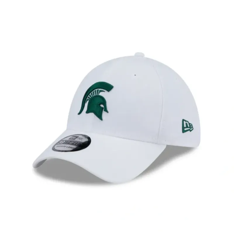 Store Michigan State Spartans Chrome 39THIRTY Stretch Fit Hat - KTGCaps - Baseball caps for various teams, purchased online at a discount