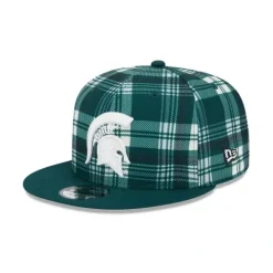 New Michigan State Spartans Plaid 9FIFTY Snapback Hat - KTGCaps - Baseball caps for various teams, purchased online at a discount