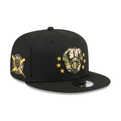 New Milwaukee Brewers Armed Forces Day 2024 9FIFTY Snapback Hat - KTGCaps - Baseball caps for various teams, purchased online at a discount